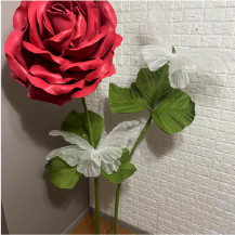 Lámparas decorativas con flores en Miami